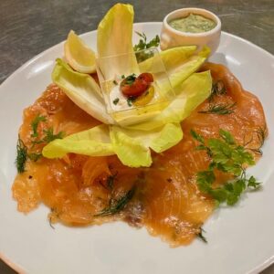 Carpaccio de Saumon Gravlax