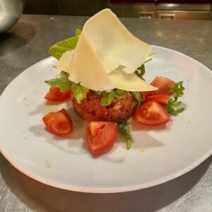 Tartare de Bœuf et de tomates