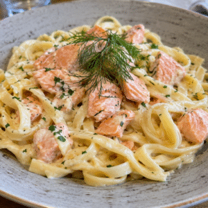 Tagliatelle au saumon